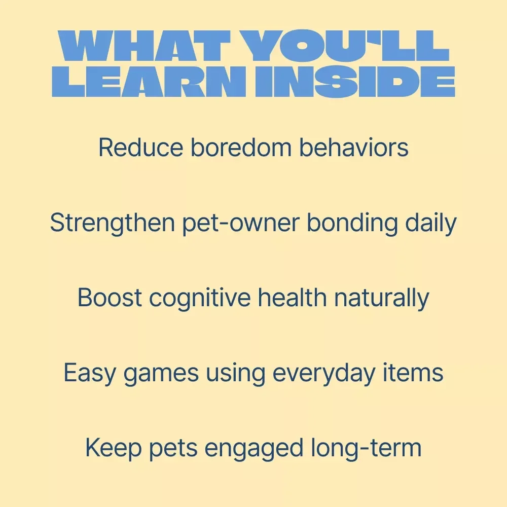 Creative Ways to Mentally Stimulate Your Pets | Practical Ebook Guide for Mental Stimulation for Pets | Fun Brain Games, Enrichment Ideas & Smart Training Activities