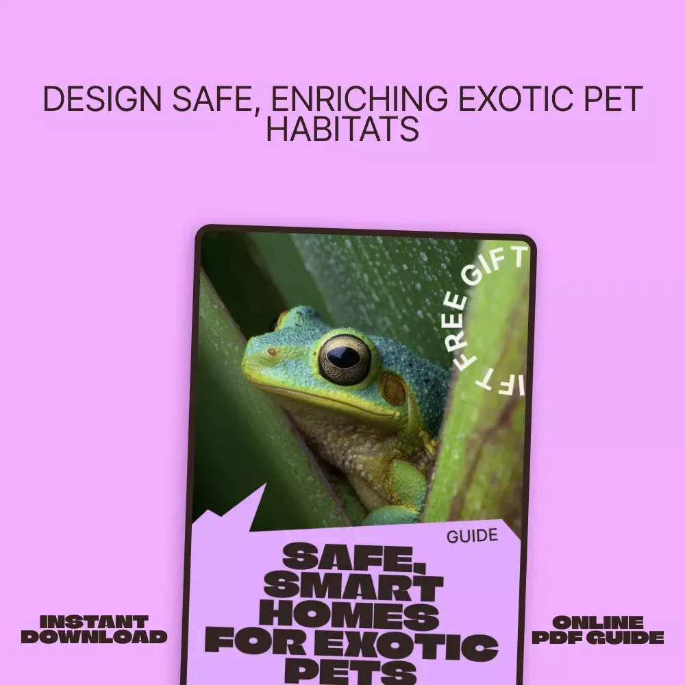 Safe, Smart Homes for Exotic Pets – Complete Guide to Exotic Pet Habitat Setup, Enclosure Design, Enrichment & AI Planning Prompts (Digital Download)