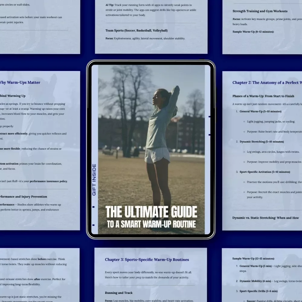 The Ultimate Guide to a Smart Warm-Up Routine | Ebook for a Proper Warm Up Routine | Sports, Fitness & Injury Prevention Digital Download