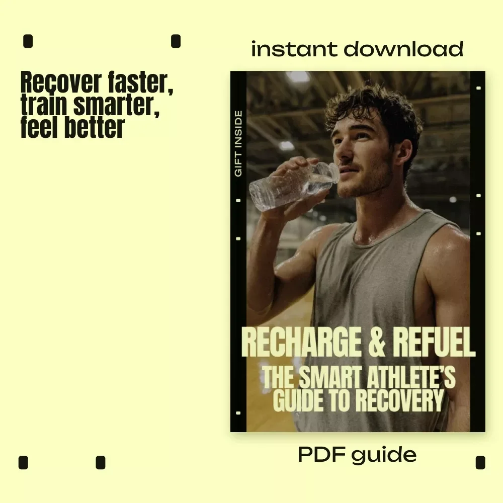 Recharge & Refuel: The Smart Athlete’s Guide to Recovery – Practical eBook on recovery basics after workouts, nutrition, sleep, mobility & smart performance habits