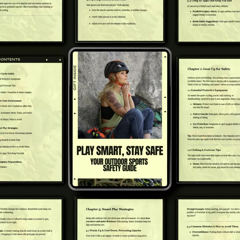 Play Smart, Stay Safe: Your Outdoor Sports Safety Guide | Practical Outdoor Safety Rules for Confident, Injury-Free Adventures