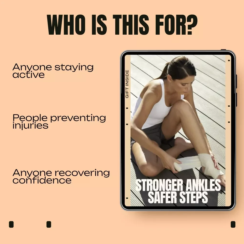 Stronger Ankles Safer Steps – Ankle Injury Prevention Guide for Stability, Balance & Everyday Movement Safety | Digital Download