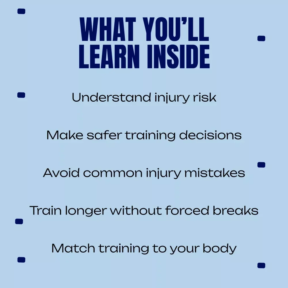 Train Smart Stay Injury Free — Practical Ebook on the Injury Risk of Different Sports for Smarter, Safer Training