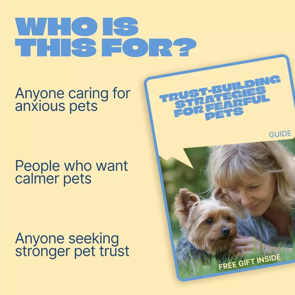 Trust-Building Strategies for Fearful Pets | Digital Guide to Helping Anxious Pets, Fearful Pets Trust Building Tips, eBook for Pet Owners