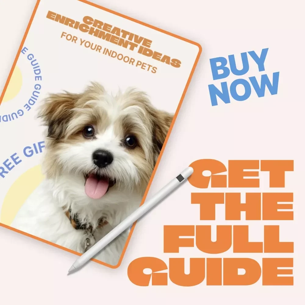Creative Enrichment Ideas for Your Indoor Pets | Printable Guide for Happy, Stimulated Pets | Enrichment Ideas Indoor Pets