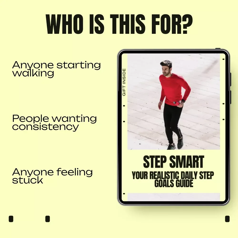 Step Smart: Your Realistic Daily Step Goals Guide | Ebook for Building Sustainable Walking Habits & Smarter Fitness Progress