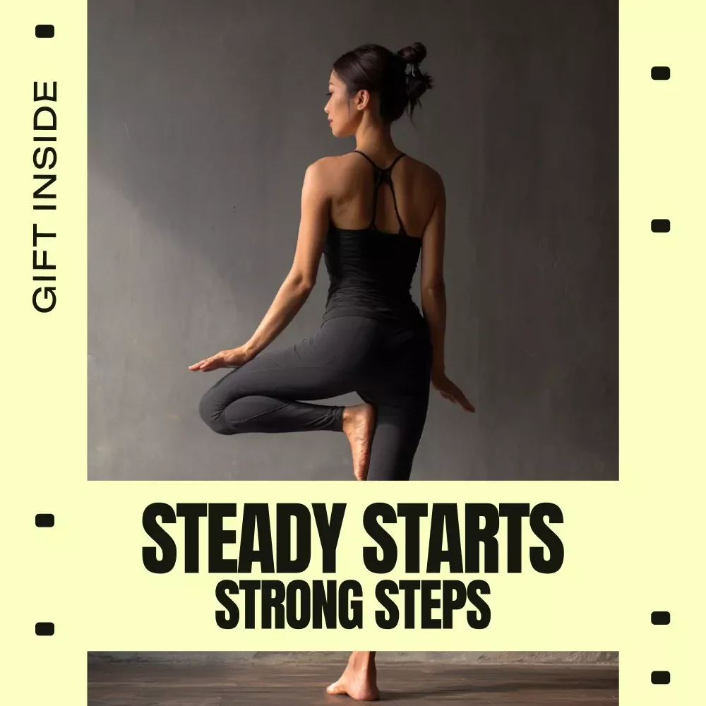 Steady Starts, Strong Steps – Ebook Guide to Balance Exercises for Beginners, Safe At-Home Training, Simple Daily Routines & Confidence-Building Movement