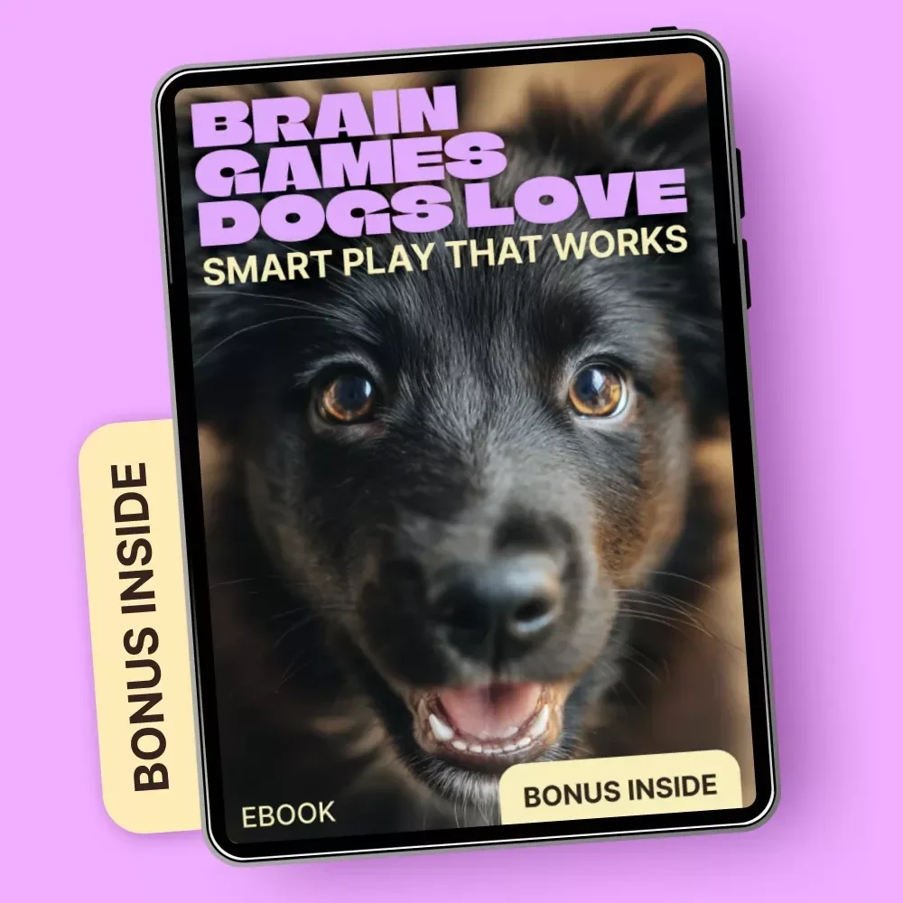 Brain Games Dogs Love, Smart Play That Works | eBook Guide to Mental Stimulation Toys for Dogs & Easy Brain Games