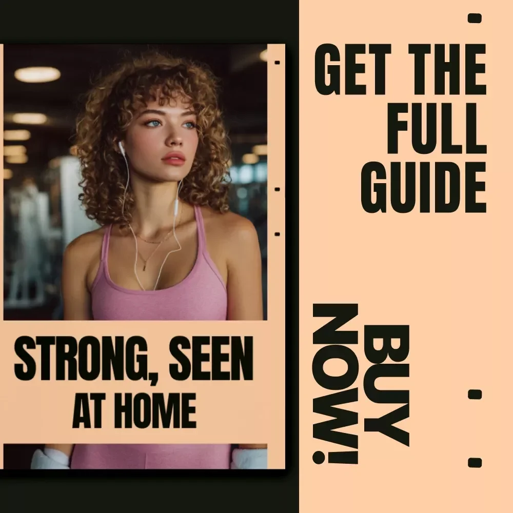 Strong, Seen, At Home – Fitness Confidence & Body Image Guide | At-Home Wellness Mindset eBook | Digital Download