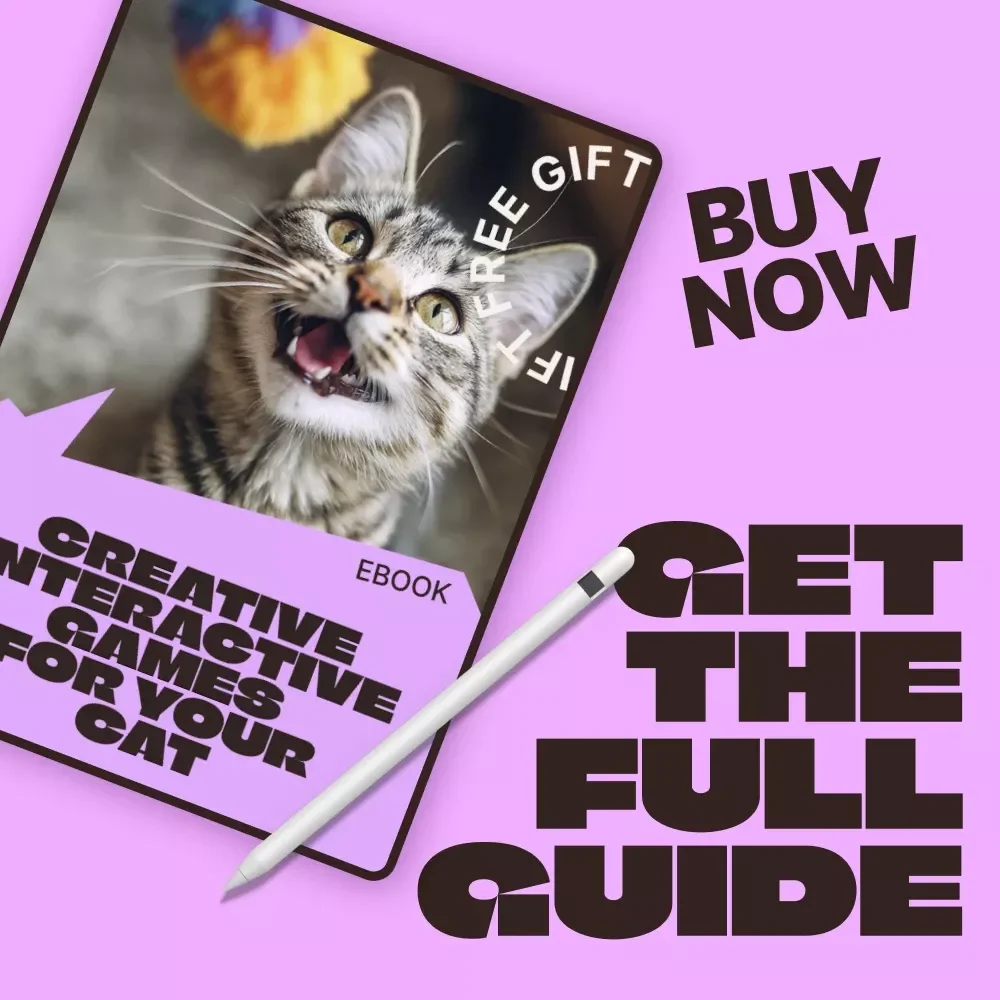 Creative Interactive Games for Your Cat | Ebook for Cat Owners | Interactive Play Ideas for Cats | Enrichment, DIY Toys & Smart Play Guide