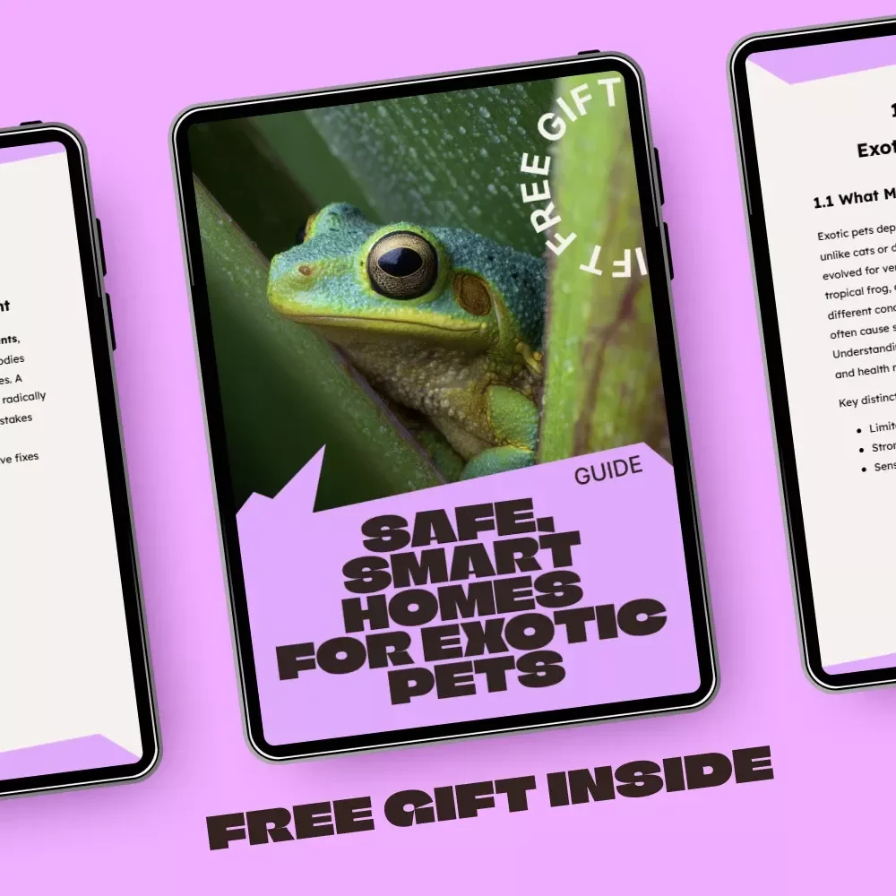 Safe, Smart Homes for Exotic Pets – Complete Guide to Exotic Pet Habitat Setup, Enclosure Design, Enrichment & AI Planning Prompts (Digital Download)