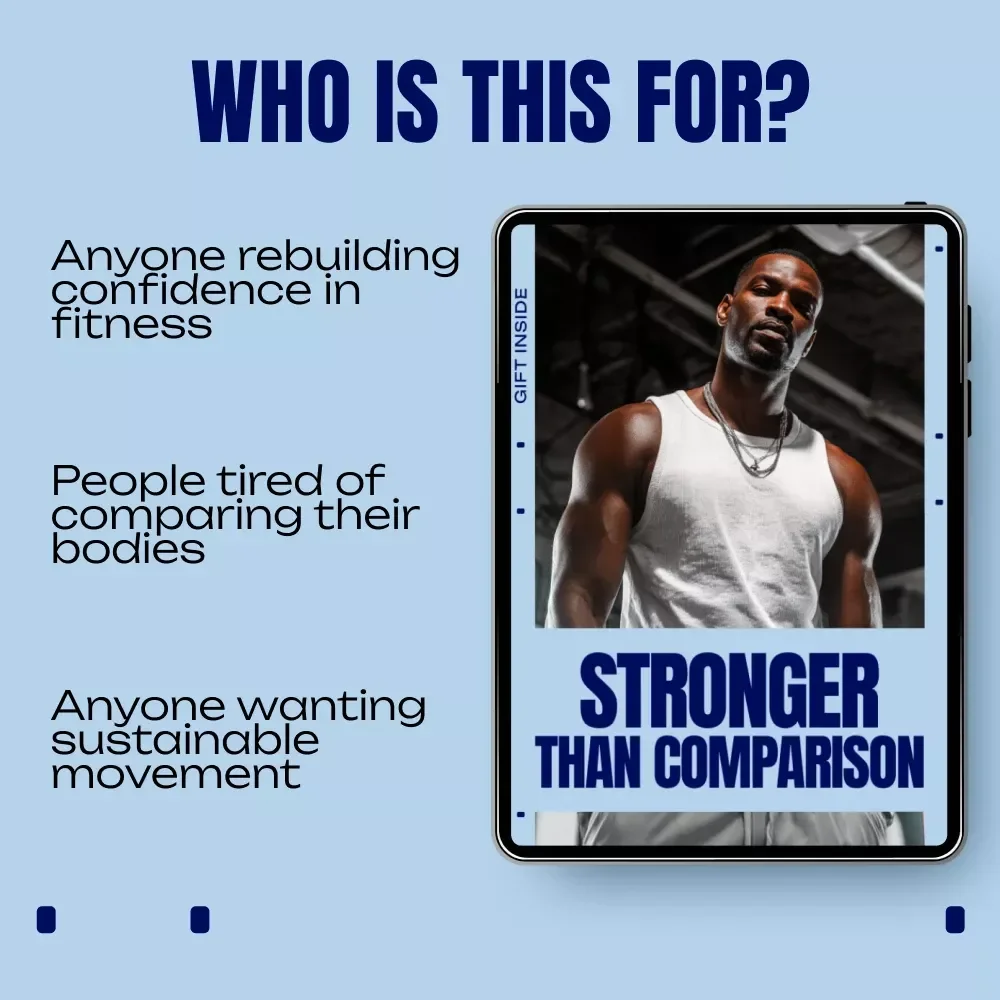 Stronger Than Comparison – Fitness Mindset Guide, Confidence Building Workout Companion, Comparison-Free Wellness eBook & Digital Download