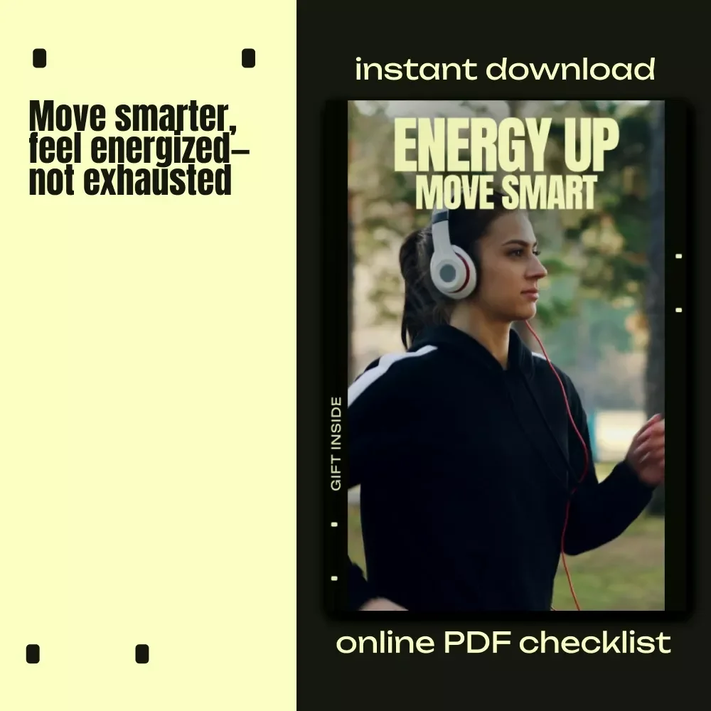 Energy Up, Move Smart – Digital Fitness Guide for More Energy, Smart Movement & Sustainable Workouts | eBook + Checklist Download