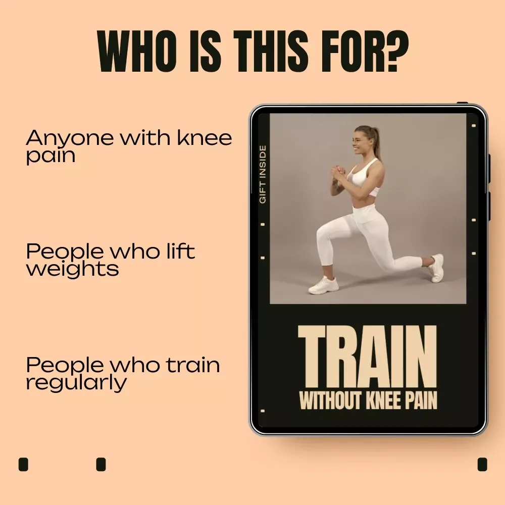 Train Without Knee Pain | Workout Recovery & Mobility Guide for Fixing Knee Pain from Workouts | Knee-Friendly Training Digital Download
