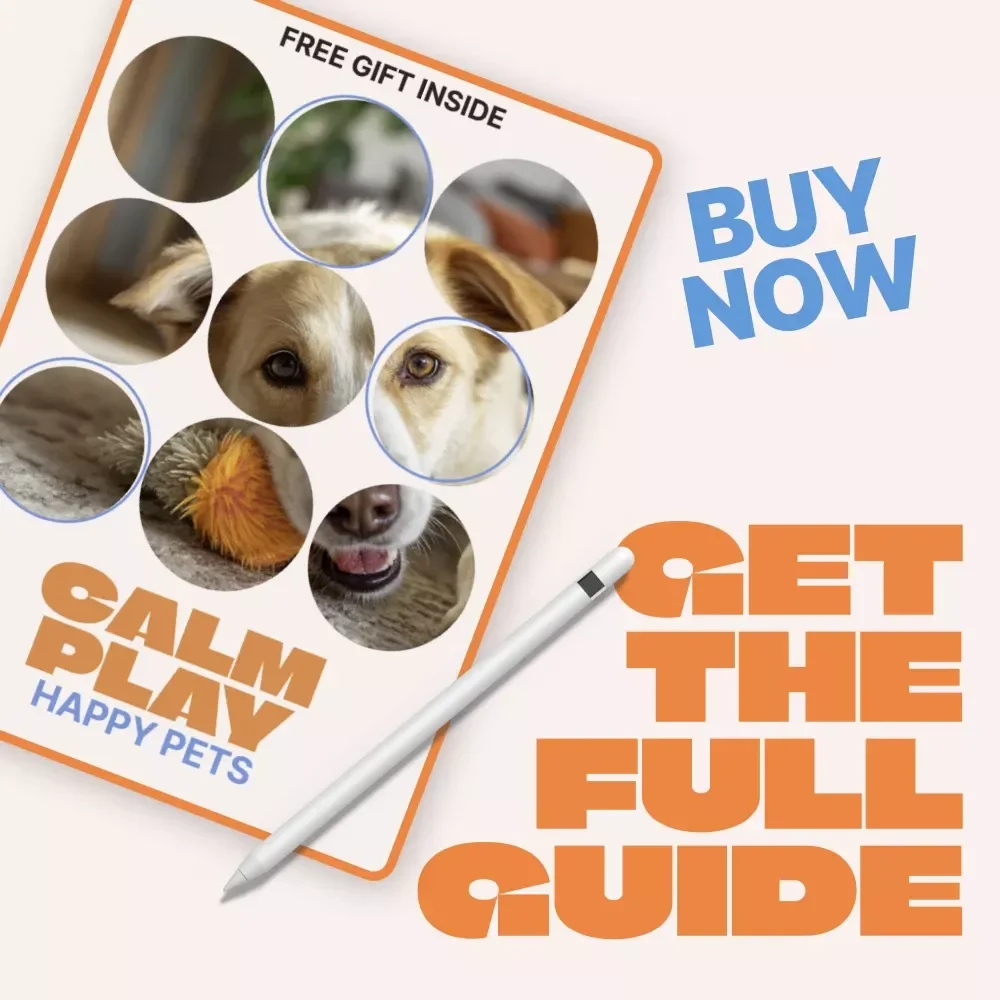Calm Play, Happy Pets – Ebook Guide to Toys That Reduce Pet Anxiety | Stress-Relief Play for Dogs & Cats | Digital Download