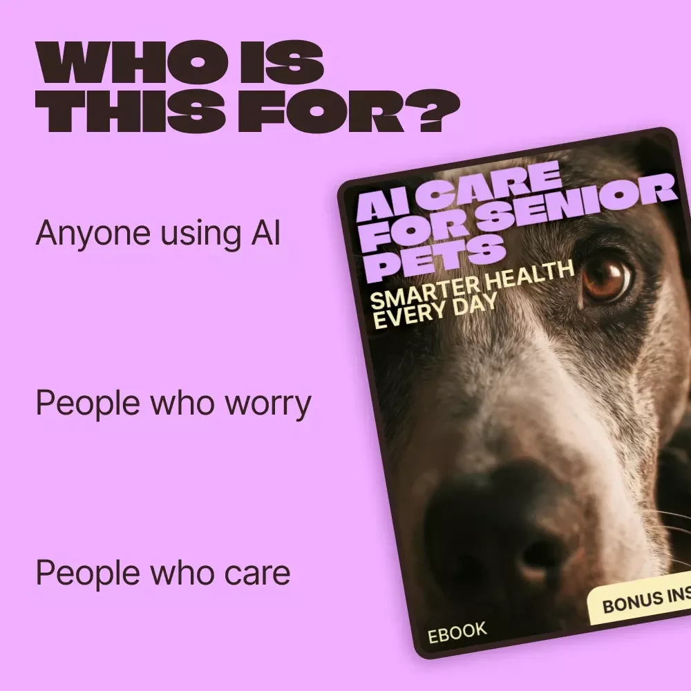 AI Care for Senior Pets, Smarter Health Every Day – Practical eBook Guide to ai senior pet health tracking for Aging Dogs & Cats