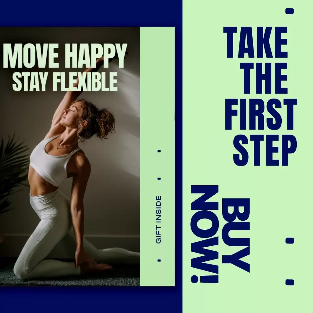 Move Happy, Stay Flexible – Joint-Friendly Guide, eBook & Checklist for Daily Movement, Low-Impact Workouts, Mobility, Strength & Recovery