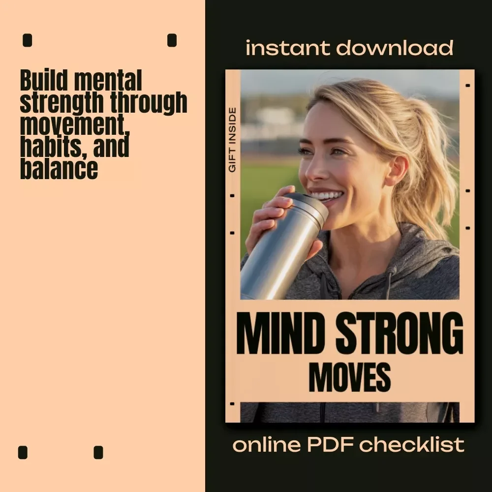 Mind Strong Moves – Mental Fitness Through Movement Guide, Mind–Body Workout Planner, Stress Relief & Focus Building Digital Download