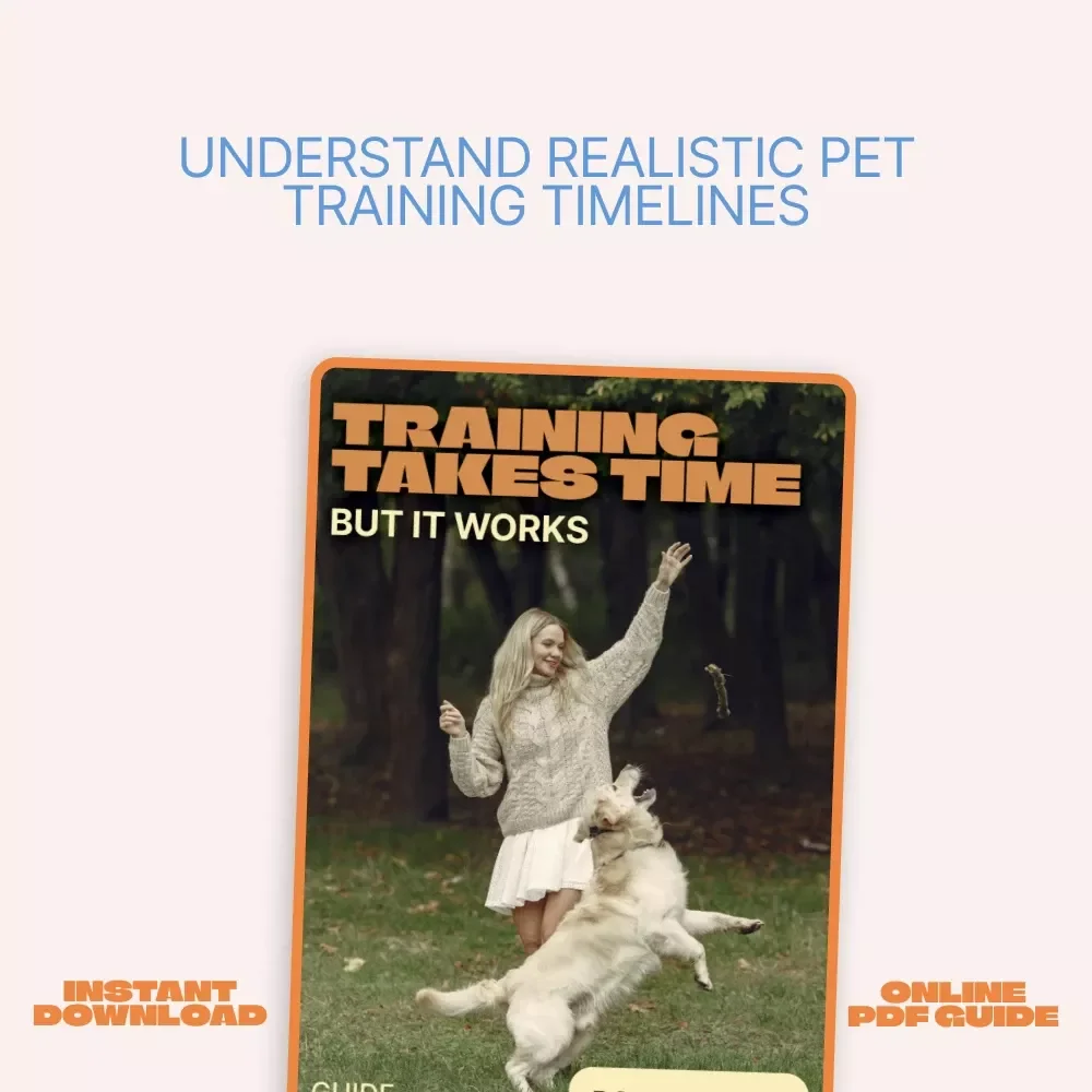 Training Takes Time But It Works – A Realistic Pet Training Guide on How Long Pet Training Really Takes | Simple, Stress-Free Progress Plan