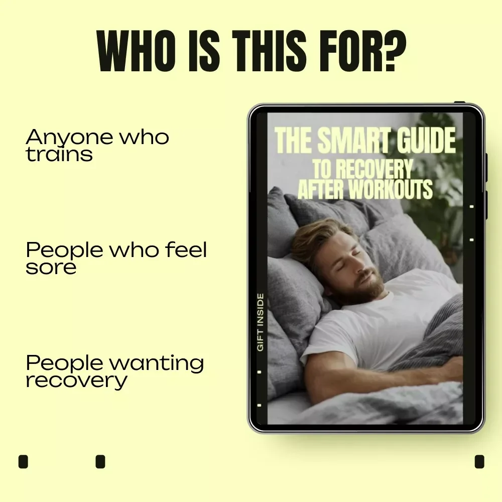 The Smart Guide to Recovery After Workouts | Ebook on Muscle Soreness Normal or Injury | Fitness Recovery, Nutrition, Sleep & Mobility Guide