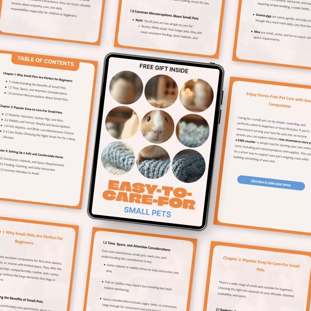 Easy-to-Care-For Small Pets – Beginner-Friendly Guide to Small Pets That Are Easy to Care For, Smart Pet Choices for Busy Lifestyles