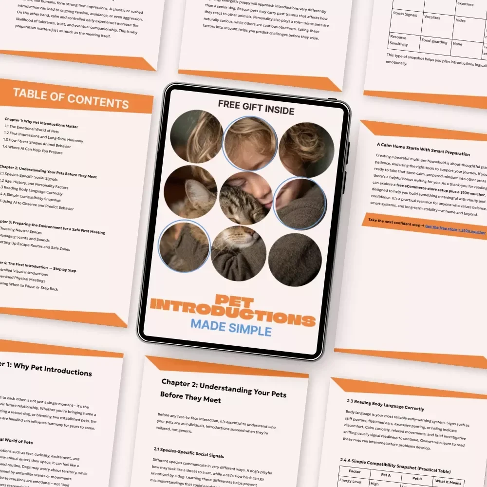 Pet Introductions Made Simple – Practical eBook Guide for Introducing Pets to Other Pets, Stress-Free Multi-Pet Home