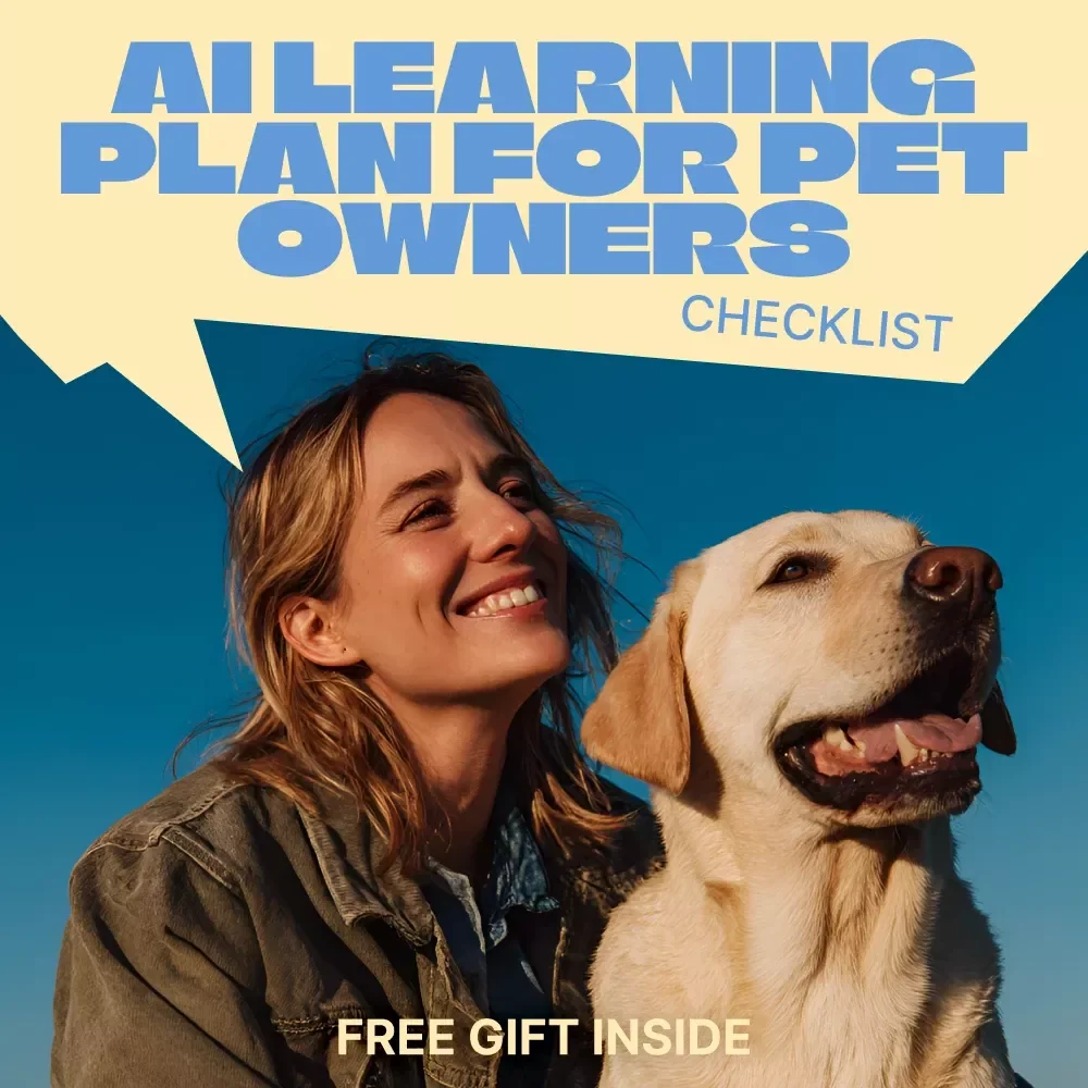 AI Learning Checklist for Modern Pet Owners | Smart, Simple AI Learning Plan for Pet Owners | Digital Checklist Download