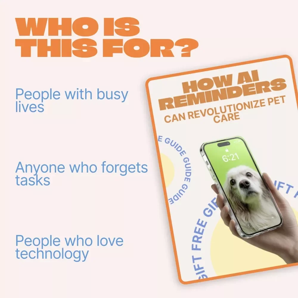 How AI Reminders Can Revolutionize Pet Care – Smart Guide for Busy Pet Owners Using ai reminders for pet care tasks