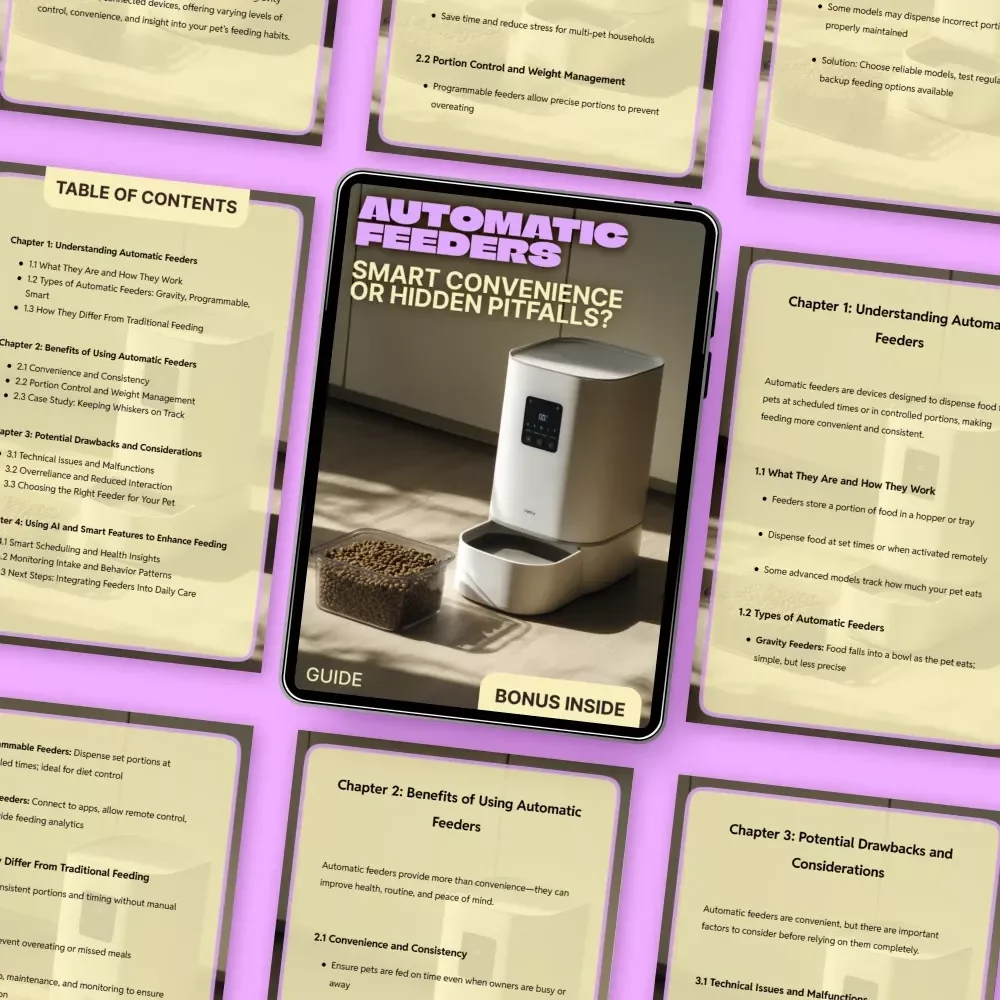 Automatic Feeders: Smart Convenience or Hidden Pitfalls – A Practical Guide to automatic feeders pros and cons for Smarter Pet Feeding Decisions
