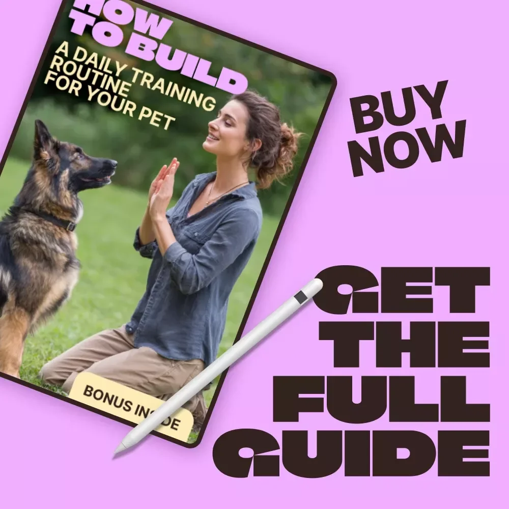 How to Build a Daily Training Routine for Your Pet | Practical eBook Guide on how to build daily training routine | Simple, Consistent, Stress-Free Pet Training