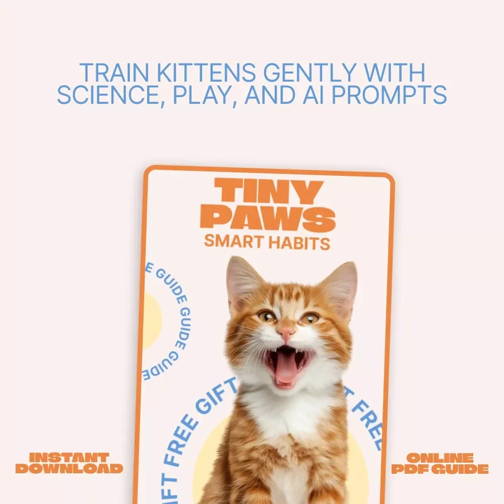 Tiny Paws, Smart Habits – Kitten Training Basics Guide for Happy, Well-Behaved Cats | Easy Home Training, Routines & Smart Prompts