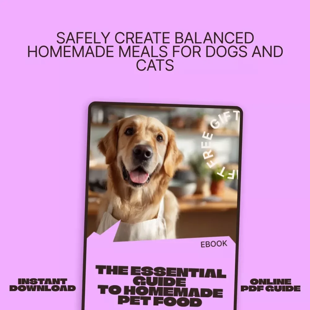 The Essential Guide to Homemade Pet Food – Complete eBook for Safe DIY Meals, Nutrition Balance & Homemade Pet Food Safety