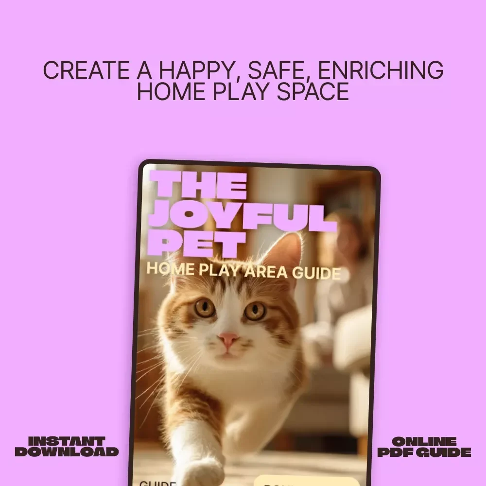The Joyful Pet: Home Play Area Guide – Smart Play Area Setup at Home for Happy, Healthy Pets | Digital Download