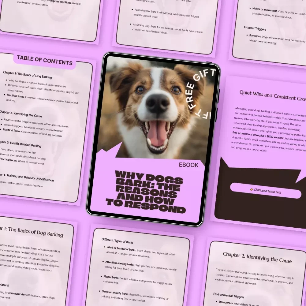 Why Dogs Bark: The Reasons and How to Respond | Dog Barking Reasons Explained eBook | Understand, Train & Calm Excessive Barking