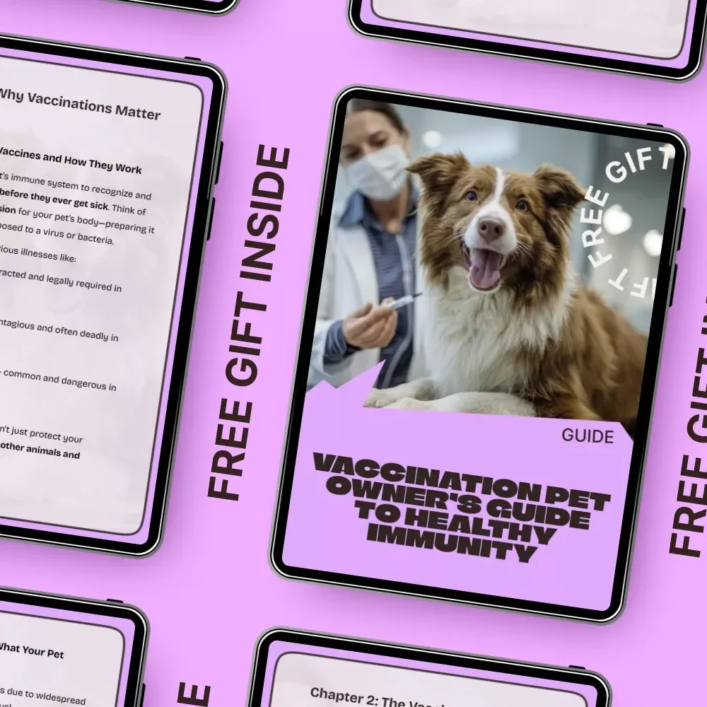 Vaccination Pet Owner’s Guide to Healthy Immunity | Complete Pet Vaccination Schedule Basics Guide for Dogs & Cats | Digital Download