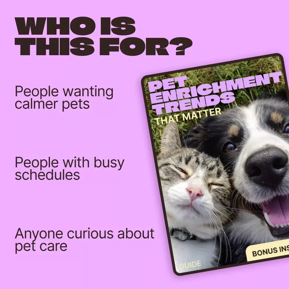 Pet Enrichment Trends That Matter | Practical Guide to Modern Pet Enrichment, Mental Stimulation & Smarter Routines | Digital Download