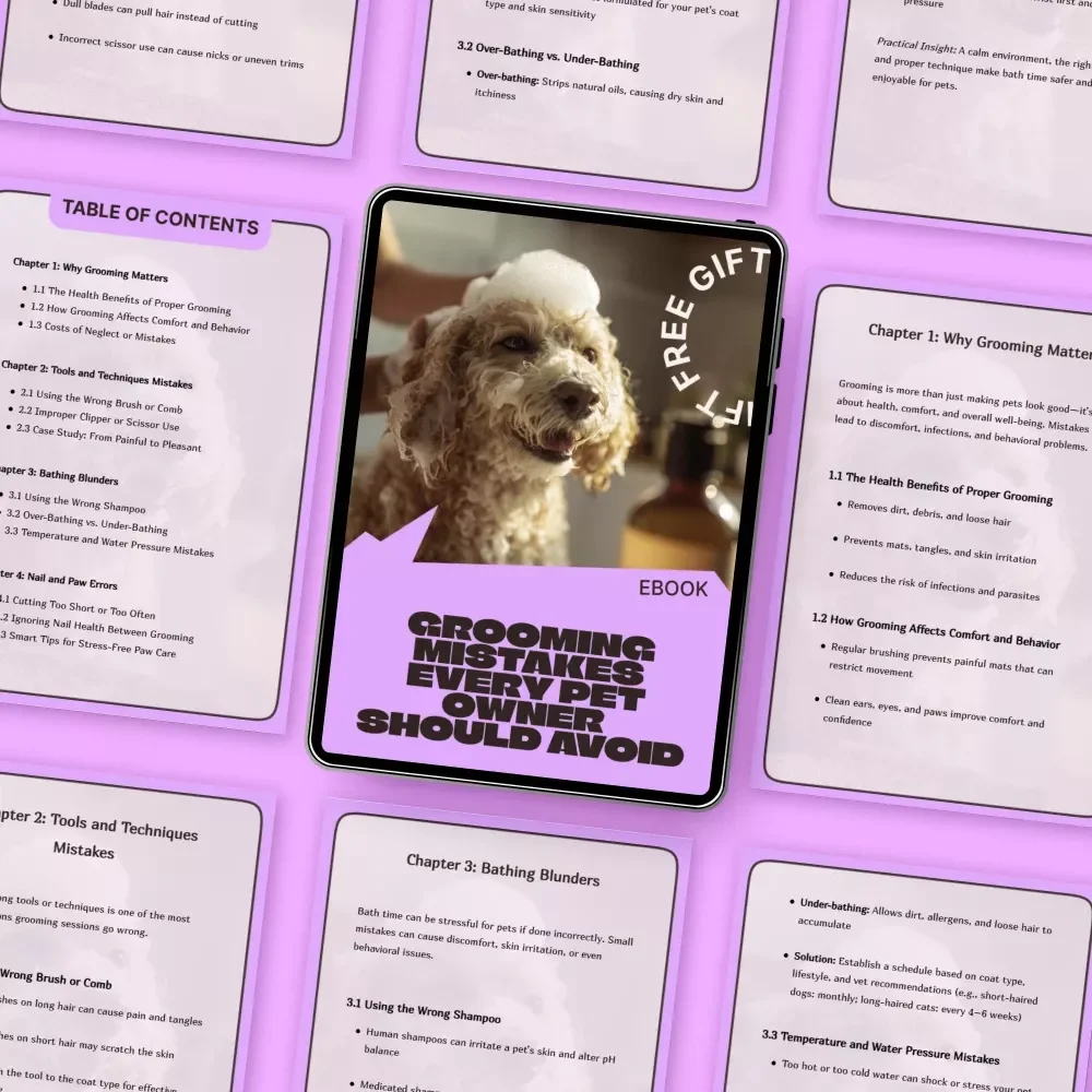 Grooming Mistakes Every Pet Owner Should Avoid | Essential eBook Guide to Grooming Mistakes to Avoid for Healthier, Happier Pets