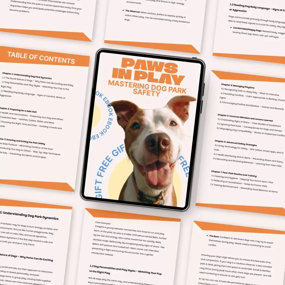 Paws in Play: Mastering Dog Park Safety | Practical Dog Park Safety Tips eBook for Confident, Stress-Free Park Visits
