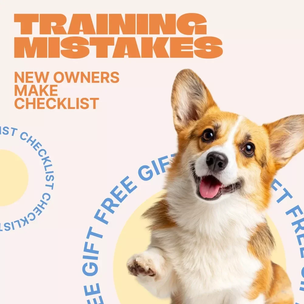 Training Mistakes New Owners Make Checklist | New Pet Training Guide | First-Time Owner Puppy & Dog Training Mistakes Checklist