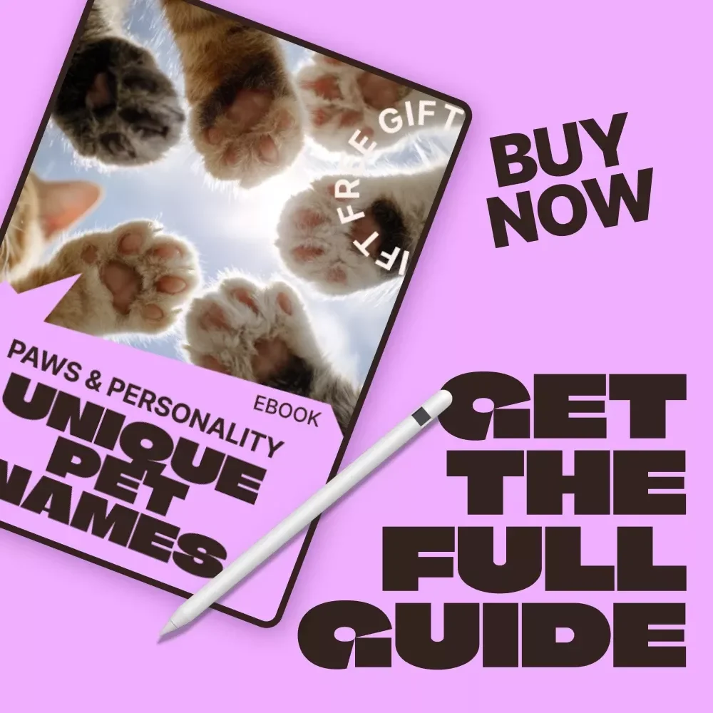 Paws & Personality: Unique Pet Names | Ebook of Unique Pet Name Ideas for Dogs, Cats & More