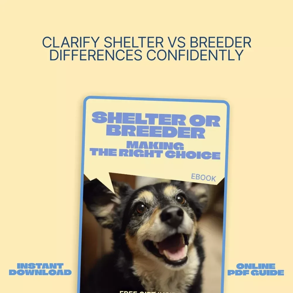 Shelter Or Breeder, Making the Right Choice | Honest Guide to shelter vs breeder differences | Pet Adoption & Buying Decision eBook