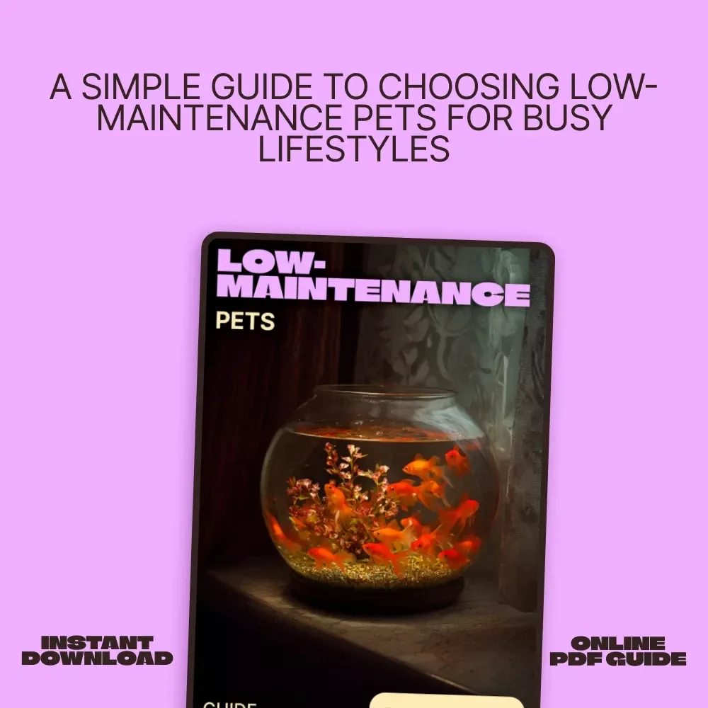 Low-Maintenance Pets | A Practical Guide to the Best Low Maintenance Pets for Busy Lives & Small Spaces