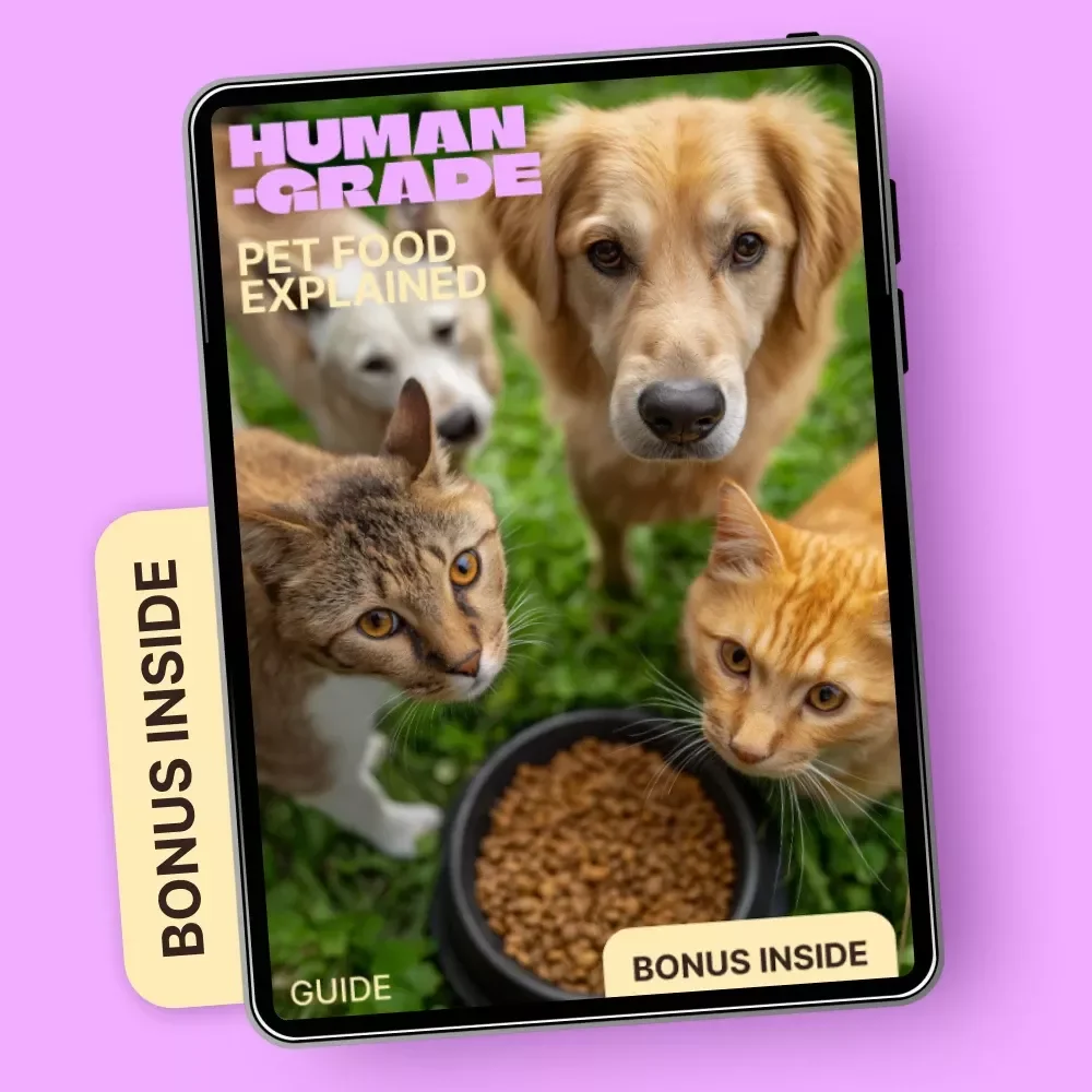 Human-Grade Pet Food Explained | Complete Guide to human grade pet food meaning for Healthier Dogs & Cats | Digital Download