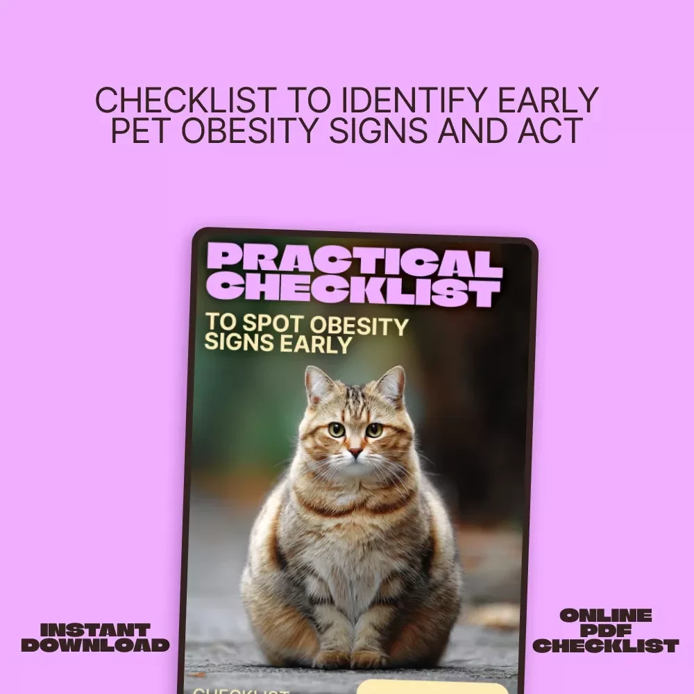 Practical Checklist to Spot Obesity Signs Early – Easy Pet Weight Health Guide | Obesity Signs in Pets