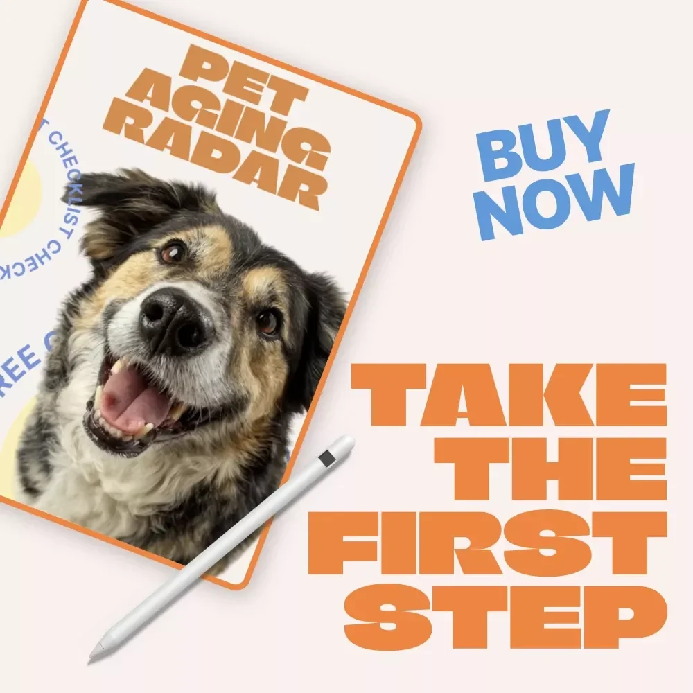 Pet Aging Radar | Printable Pet Aging Checklist | Easy Guide to Spot Signs of Aging in Pets | Senior Dog & Cat Care Download