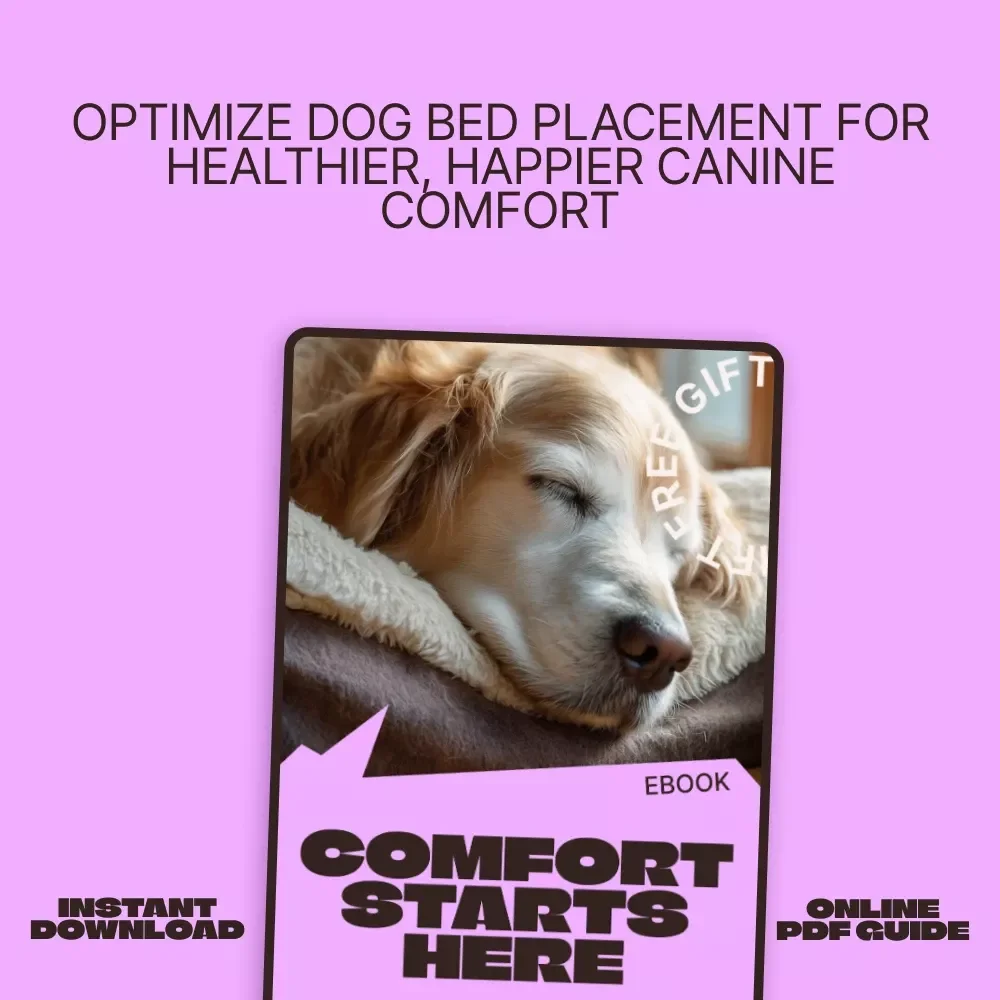 Comfort Starts Here: Dog Bed Placement Guide | Smart dog bed placement tips for a Calm, Healthy, Happy Dog – Digital eBook Download