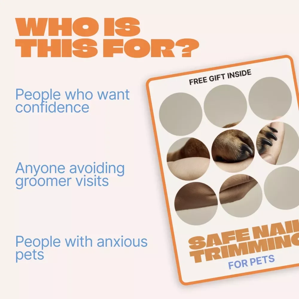 Safe Nail Trimming for Pets – Easy Guide on How to Trim Pet Nails Safely at Home | Stress-Free Dog & Cat Nail Care eBook