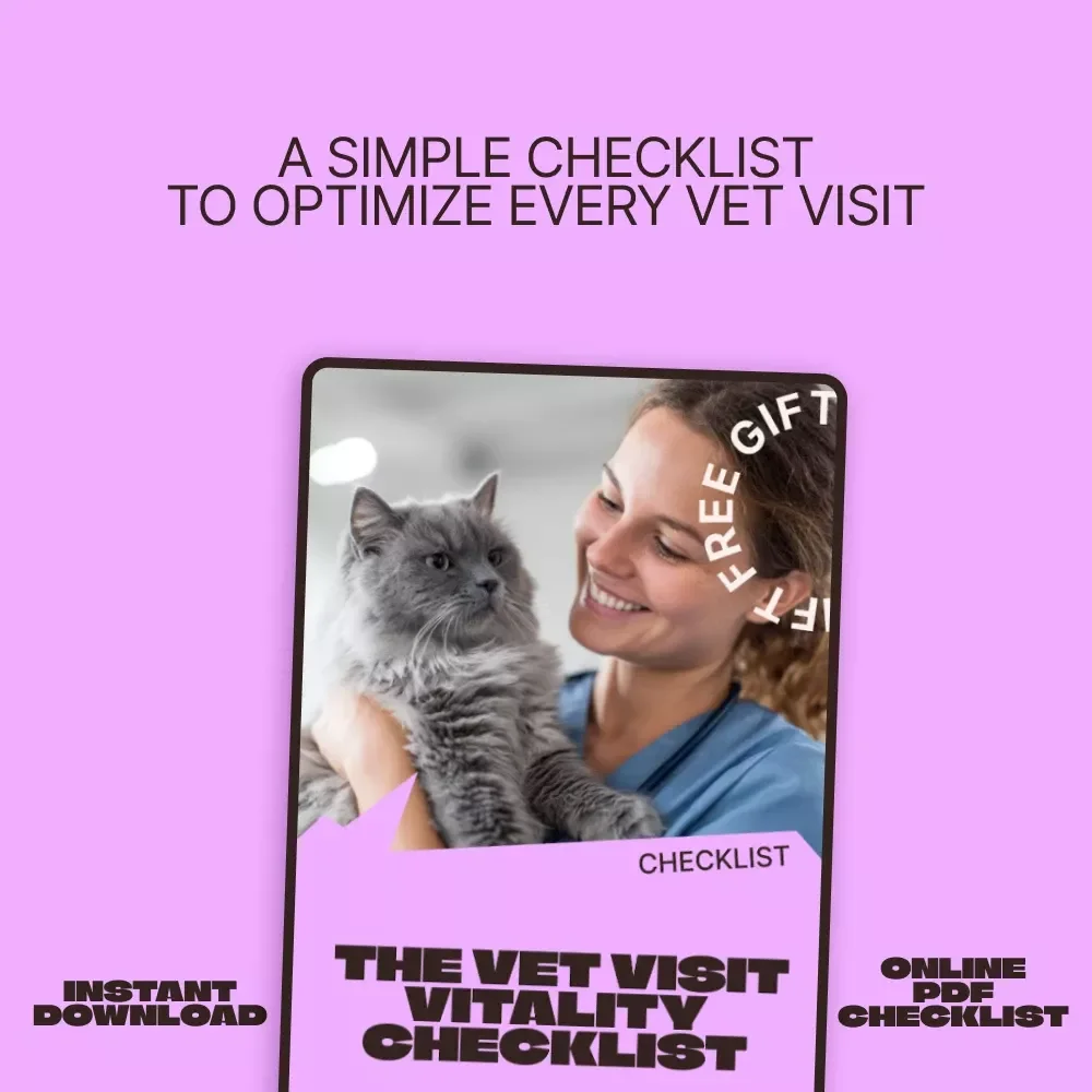 The Vet Visit Vitality Checklist | Pet Health Care Planner | How Often Pets Need Vet Visits Guide | Printable & Digital Download