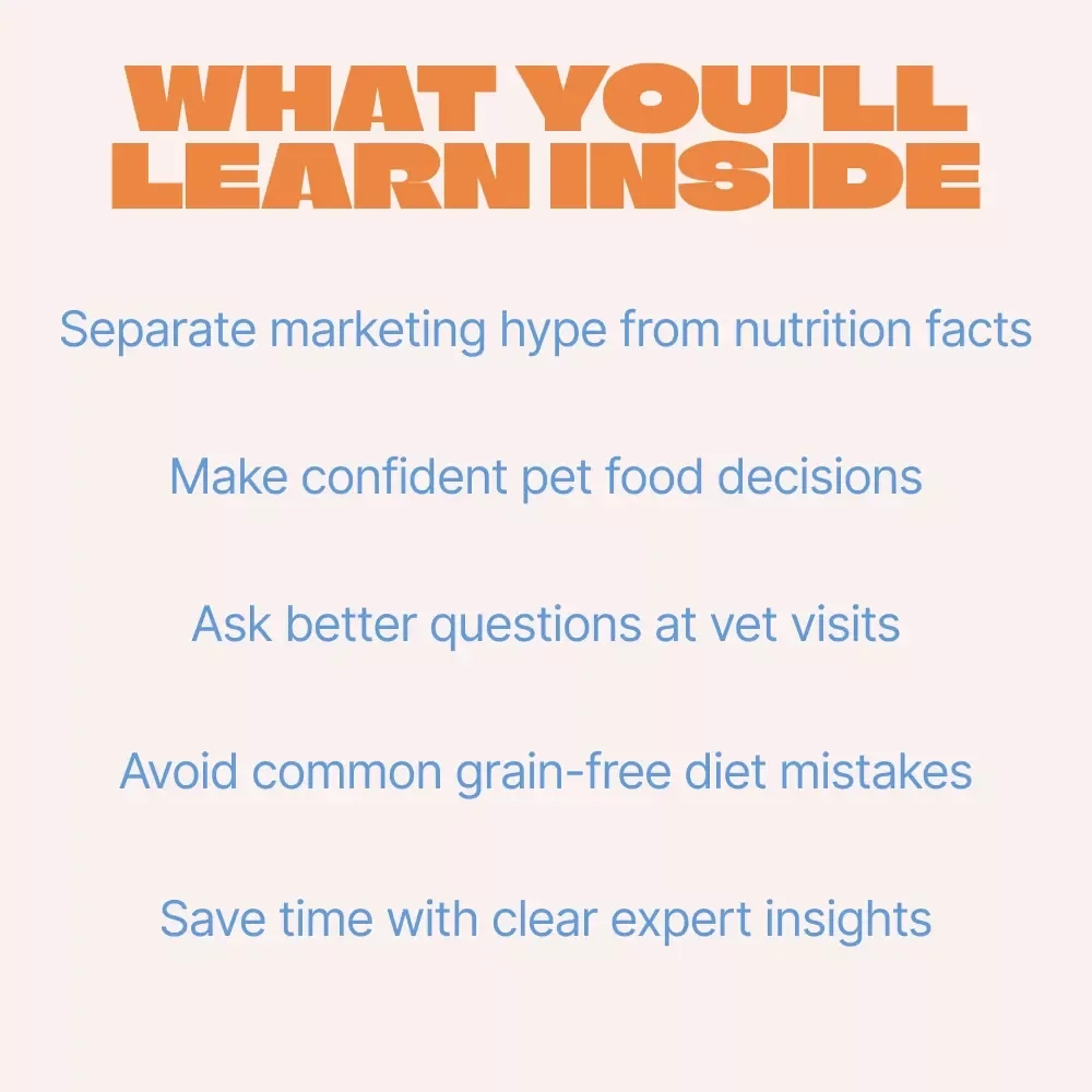 Grain-Free Pet Food Myths | A Practical Guide to Understanding Grain Free Pet Food Myths for Smarter Pet Nutrition Choices