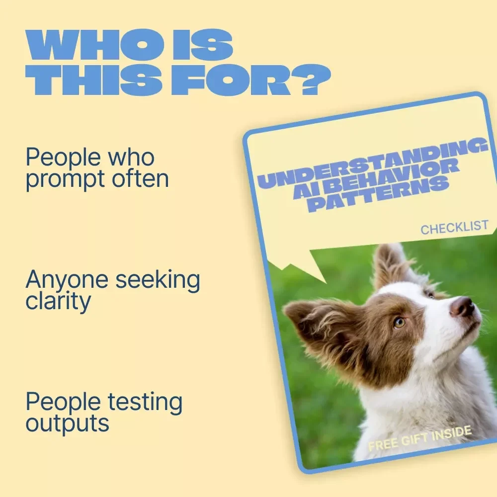 Understanding AI Behavior Patterns Checklist | ai behavior pattern insights for Smarter Prompting & Better AI Outputs